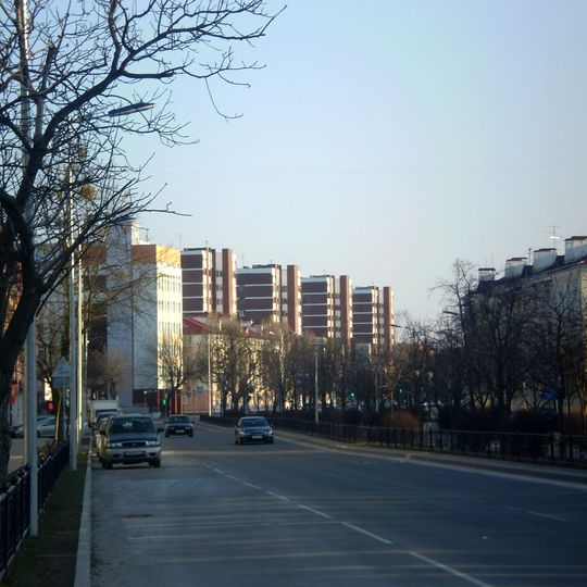 Ансамбль жылых дамоў па бульвары Касманатаў, Брэст