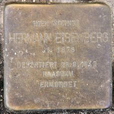 Stolperstein dedicated to Hermann Eisenberg