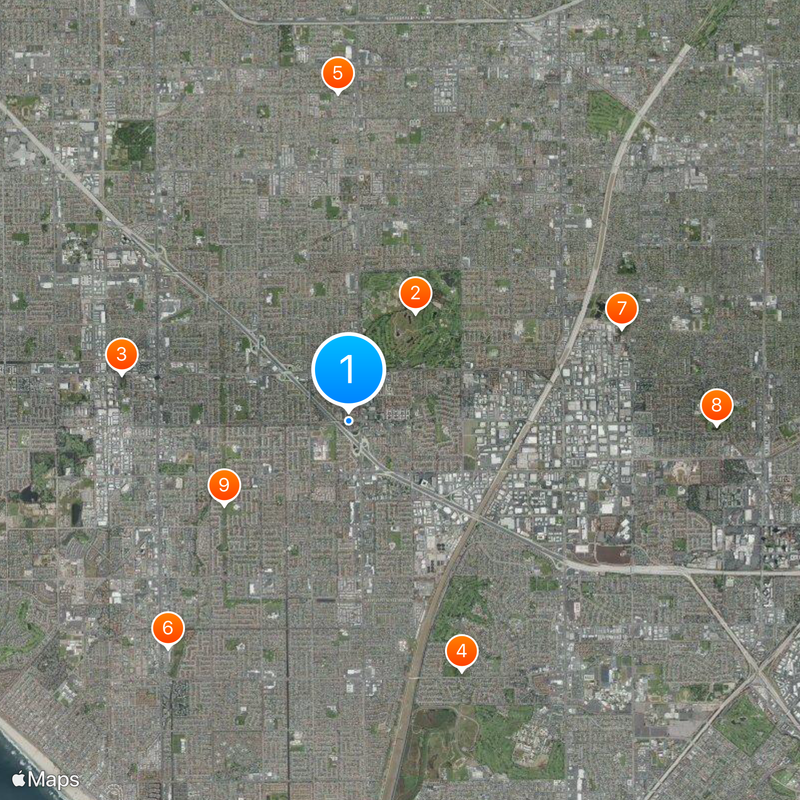 Fountain Valley Map