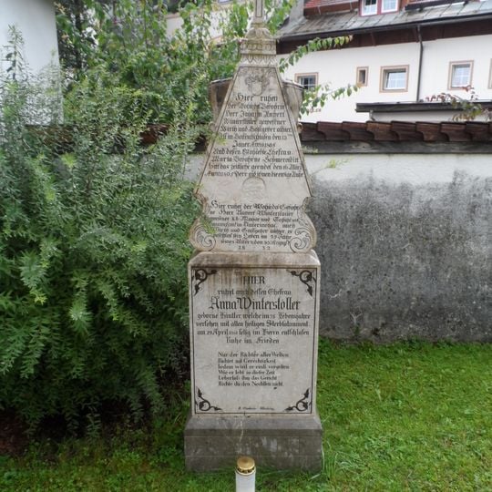 Wintersteller-Grabstein am alten Friedhof