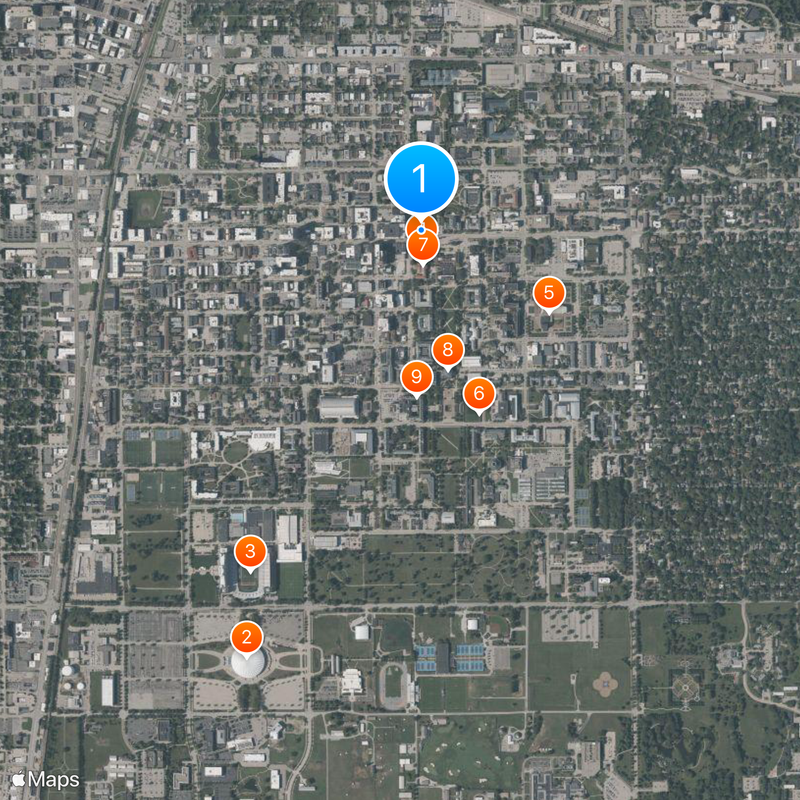 University of Illinois Urbana–Champaign Map