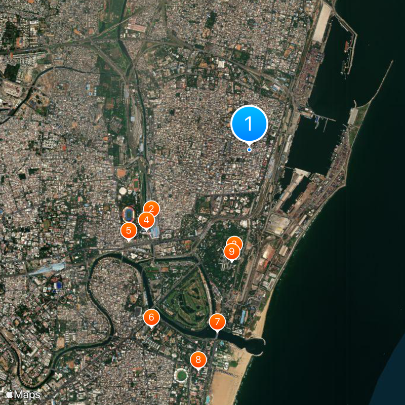 Kalikambal Temple Map