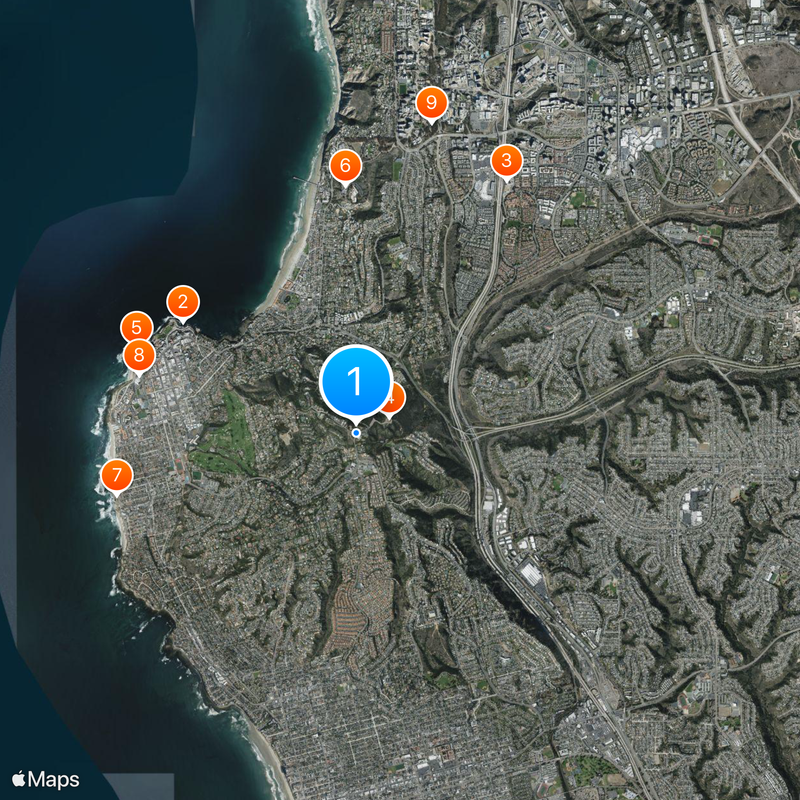 KFMB-TV Map