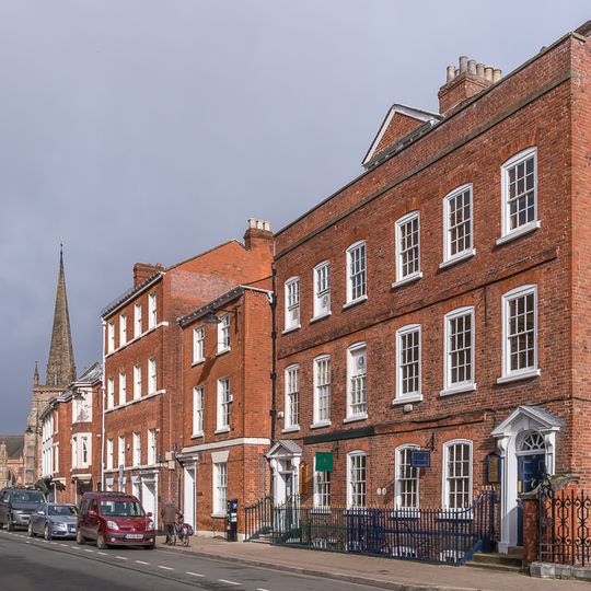 19 and 21 St Owen Street and attached wall, gates and railings