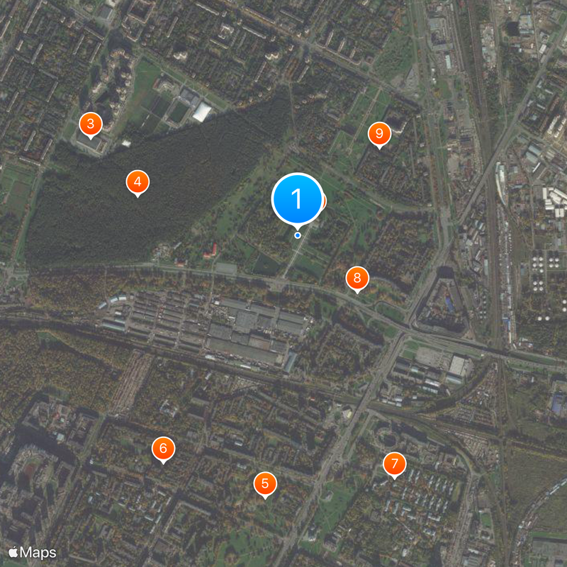 Piskaryovskoye Memorial Cemetery Mappa