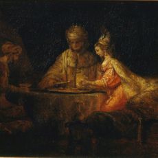Ahasuerus and Haman at the Feast of Esther