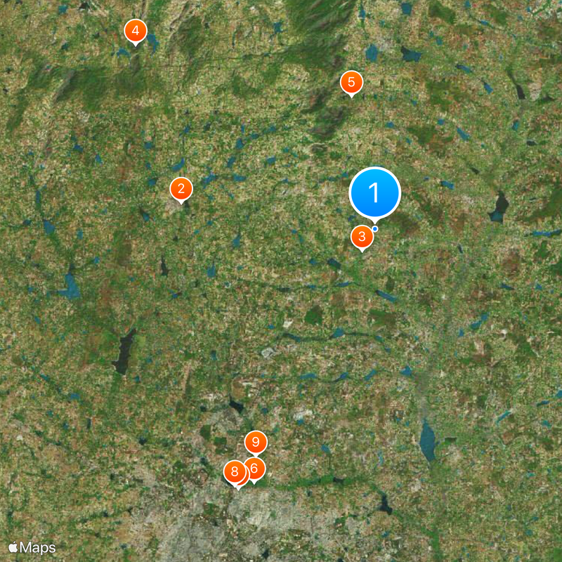 Nandi Upachara Map