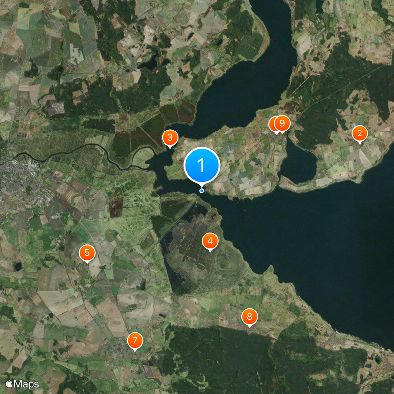 Karnin Lift Bridge Mapa