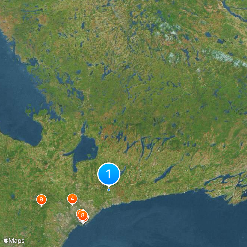 Central Ontario Map