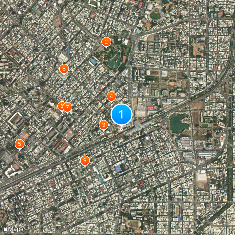 Taichung Station Map