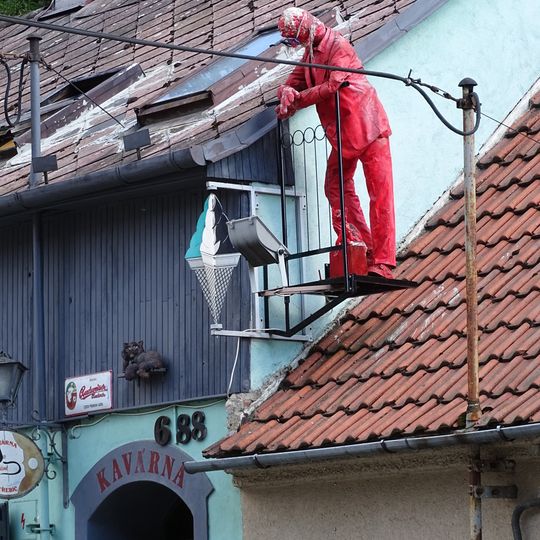 Socha pilota v Třebíči