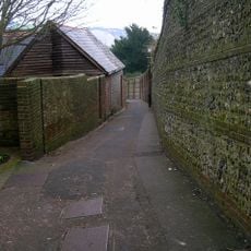 Wall on West Side of Brooman's Lane