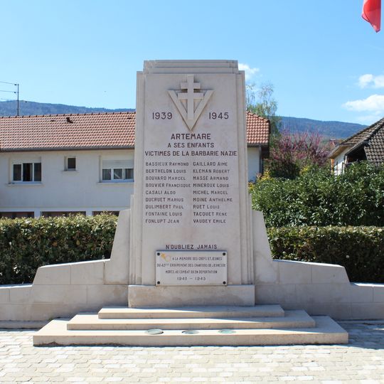 World War II memorial of Artemare