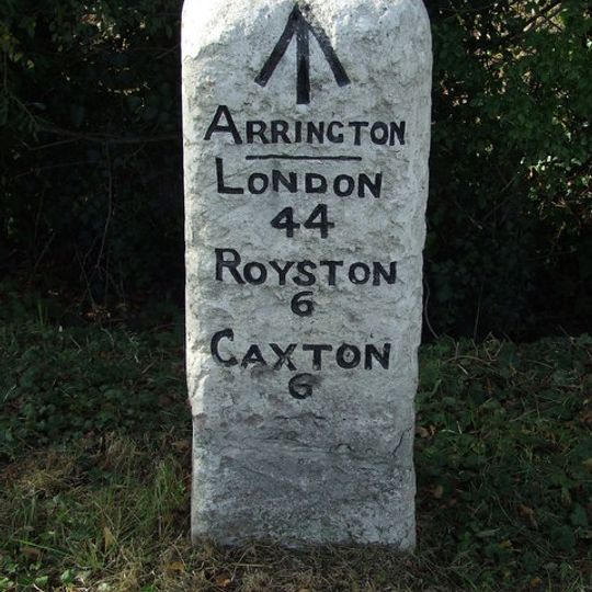 Milestone 60m north-east of Arrington Nurseries