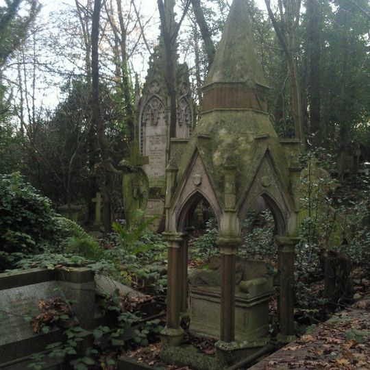 Monument To The Emden Family In Highgate Cemetery