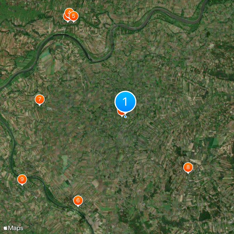 Zalipie, Lesser Poland Voivodeship Map