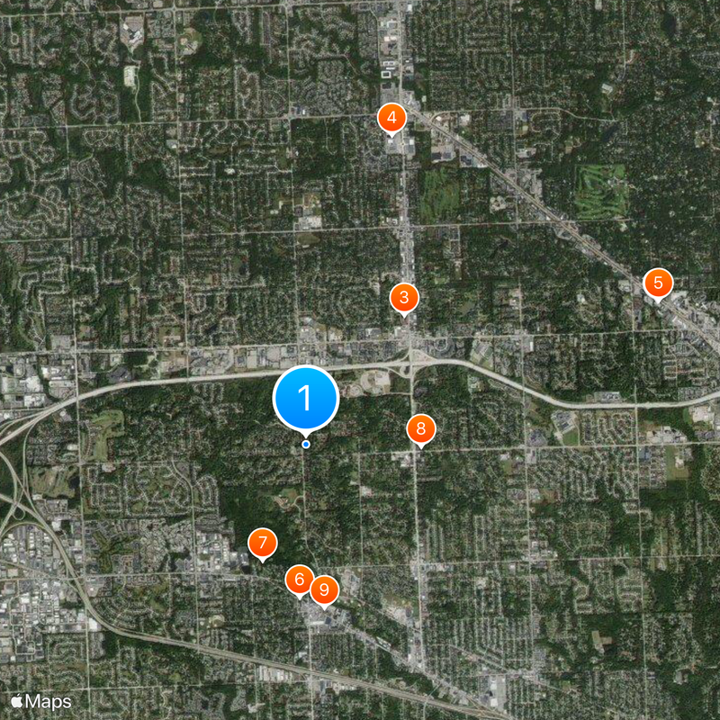 Farmington Hills Map