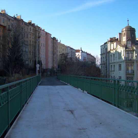 Bikeway under the Vítkov hill