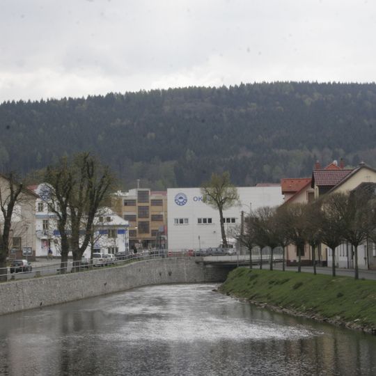 Most silnice II/190  přes Úhlavu v Nýrsku