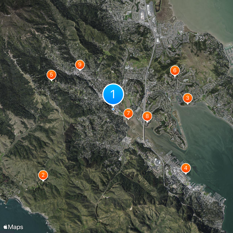 Tamalpais High School Map
