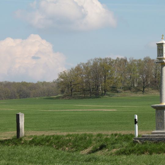 Bildstock und Wegestein Crostwitz Richtung Neudörfel