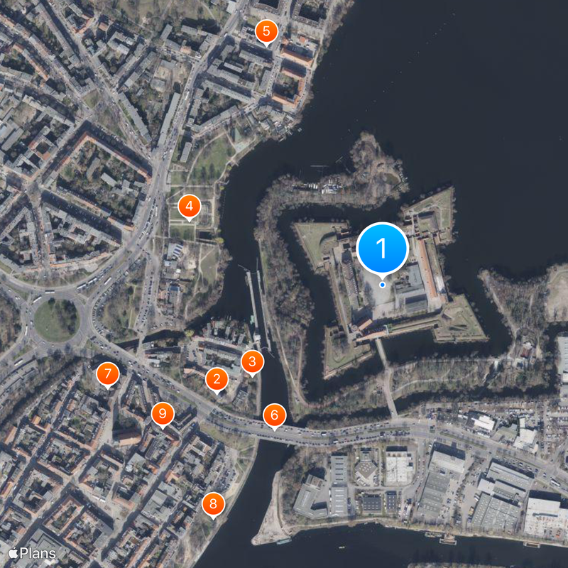 Citadelle de Spandau Carte