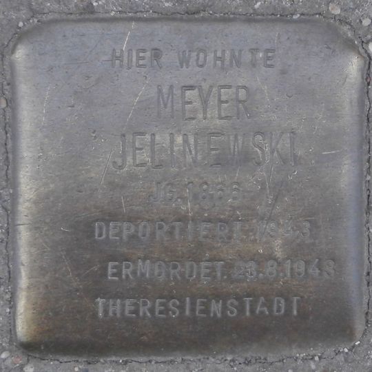 Stolperstein für Meyer Jelinewski