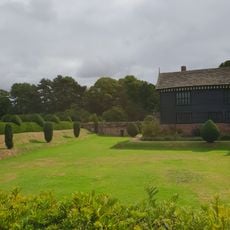 Bridge over moat to north of Speke Hall