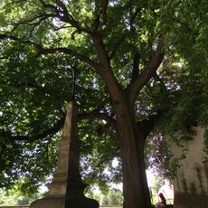 Boží muka u kostela Nanebevzetí Panny Marie v Čelákovicích