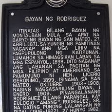 Town of Rodriguez historical marker