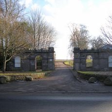 Brechin, Brechin Castle, Old Lodge And Gate Piers