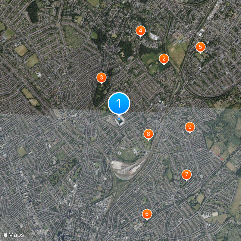 Selhurst Park Map