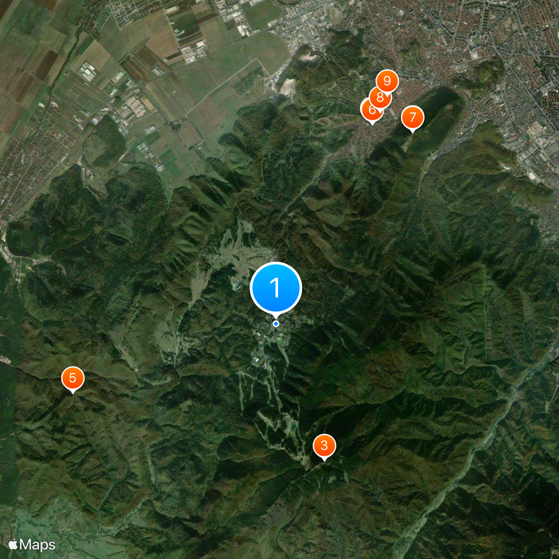 Poiana Brașov Map