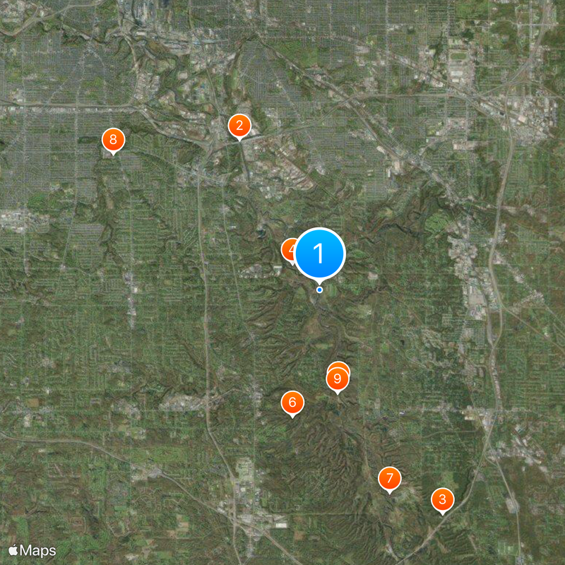 Ohio and Erie Canal Mapa