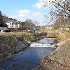 Lávka přes Šťávnici v Luhačovicích u ul. Dr. Veselého