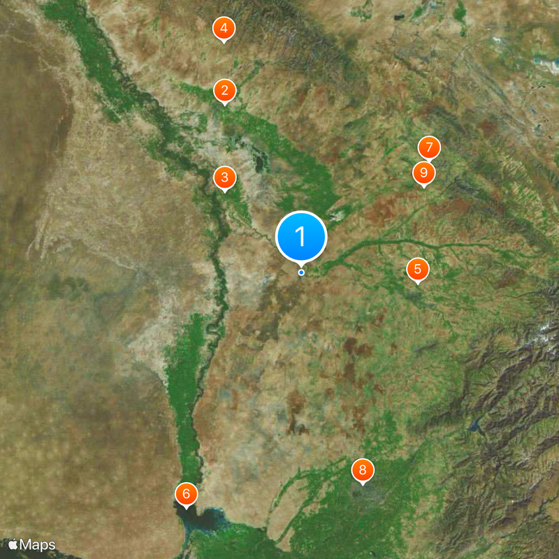 Arys Qalasy Map