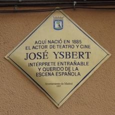 Placa conmemorativa en honor a José Ysbert