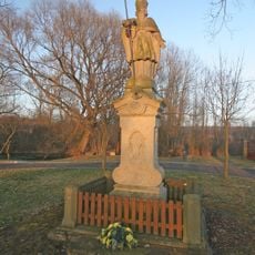 Sloup se sochou svatého Gotharda