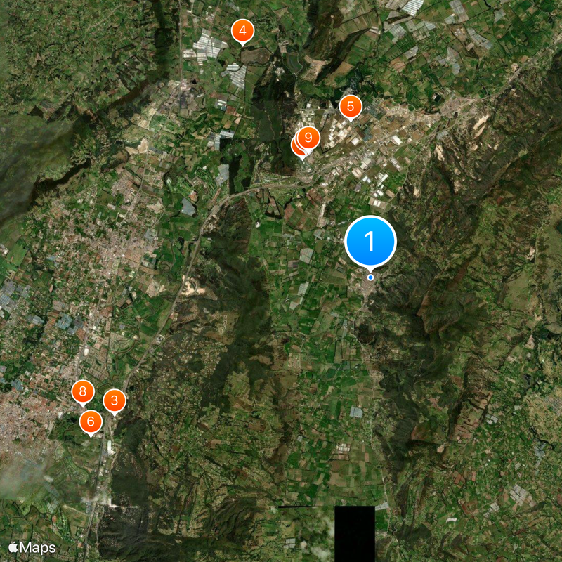 Sopó Map