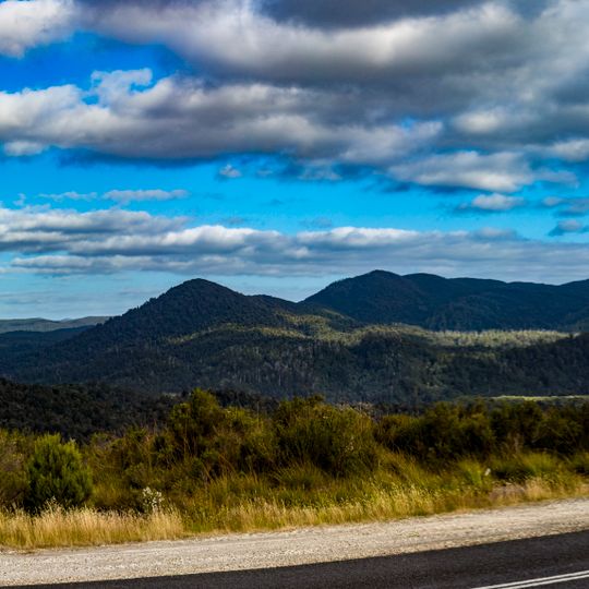 On the road to Corinna, Tasmania