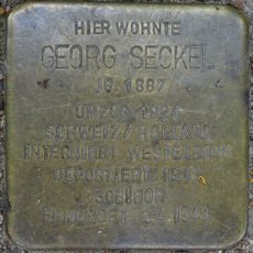 Stolperstein dedicated to Georg Seckel