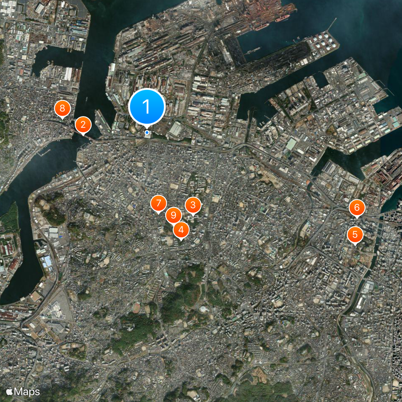 Yawata Steel Works Kaart