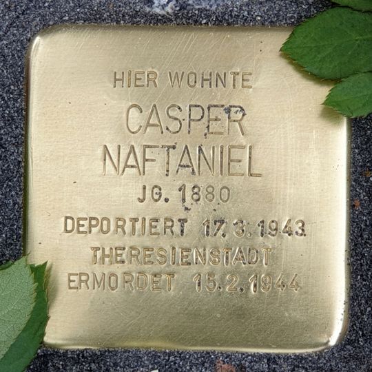 Stolperstein für Casper Naftaniel