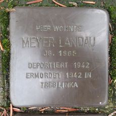 Stolperstein à la mémoire de Meyer Landau