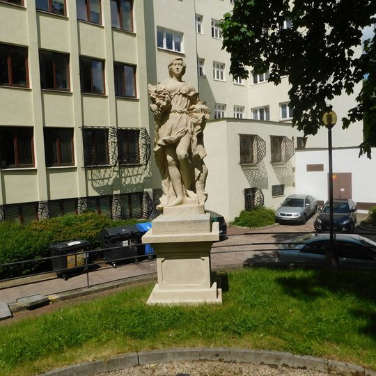 Alegorie Léta na dvoře radnice v Jihlavě