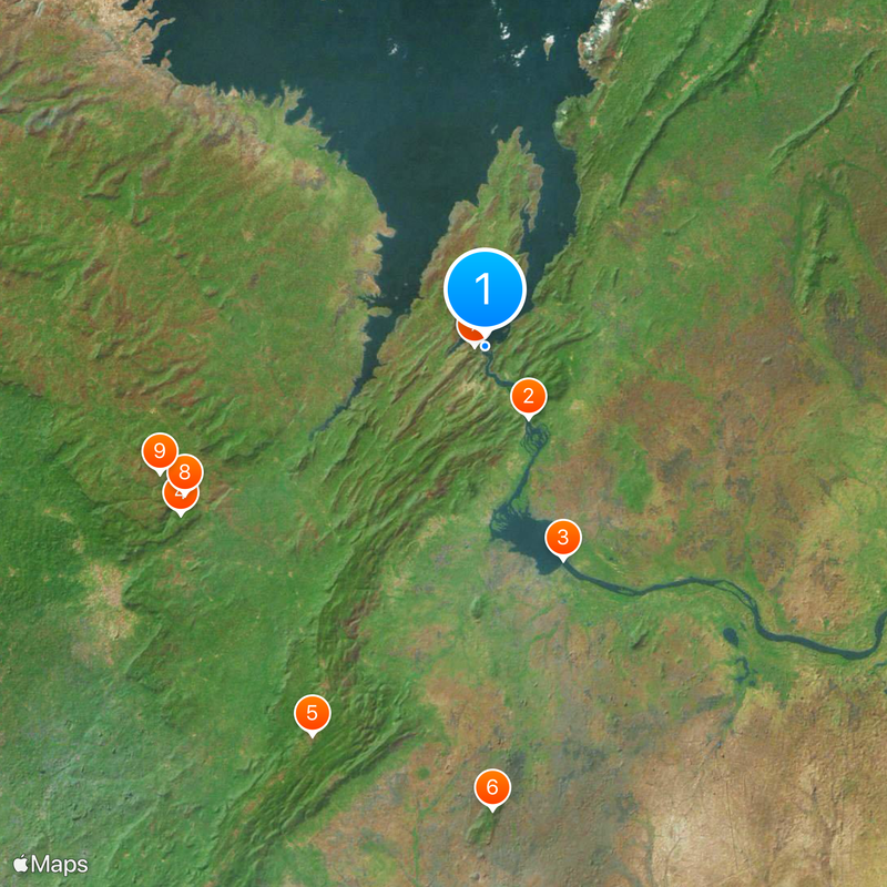 Barrage d'Akosombo Carte