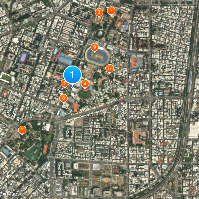 National Taiwan University of Sport Map