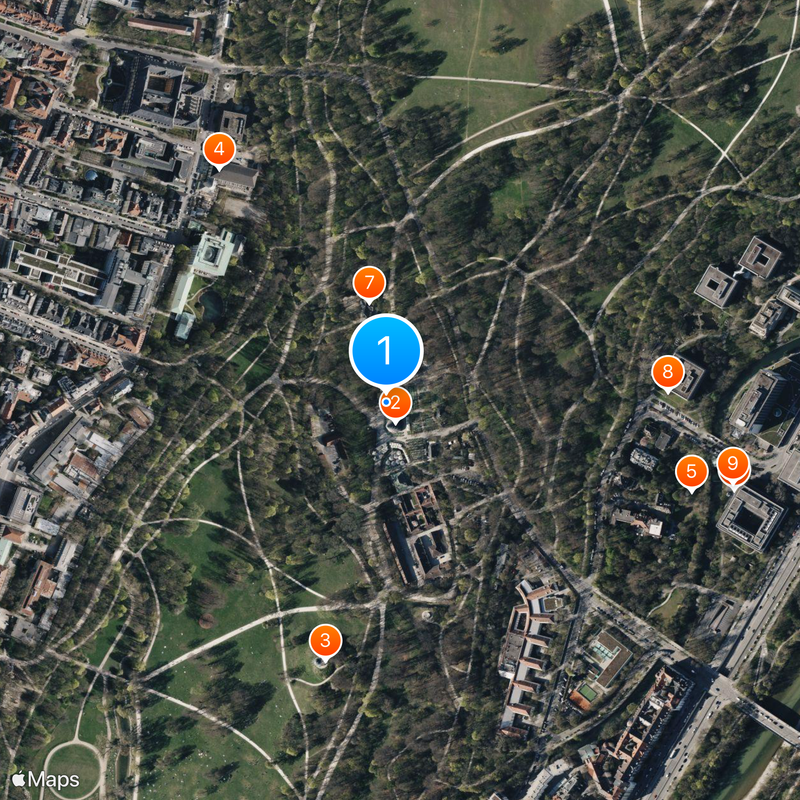 Englischer Garten Carte