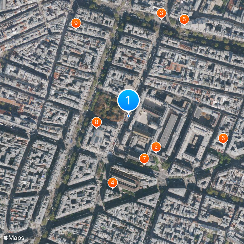 Conservatoire national des Arts et Métiers Map