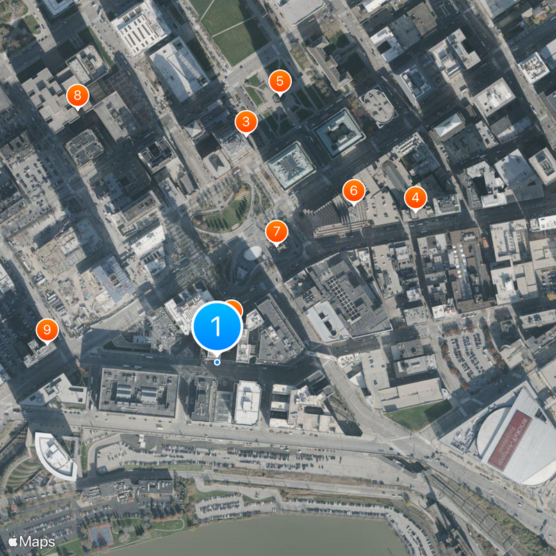 Tower City Center Map